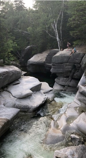 Image of Upper Falls in Bretton Woods NH